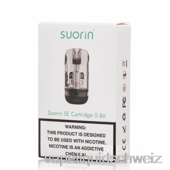 Suorin SE Ersatzpods 0,8 Ohm Pods Vape Schweiz